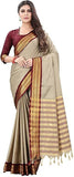 Tusarbrown Soft Cotton Silk Tusar Earth Essence Saree For Women