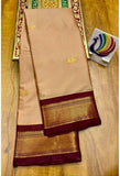 Tusar Brown Soft Cotton Silk Earth Whisper Saree For Women